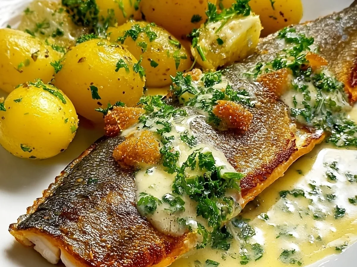 Forelle Müllerin Art: Rahm-Buttersoße & Petersilienkartoffeln - Bild 2